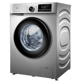 TCL 10公斤 大容量 蜂巢水晶内筒 变频 滚筒洗衣机 G100F1-B