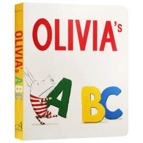 奥莉薇的ABC 英文原版 Olivia's ABC 儿童英语启蒙绘本 字母认知 纸板书 英文版进口原版书籍