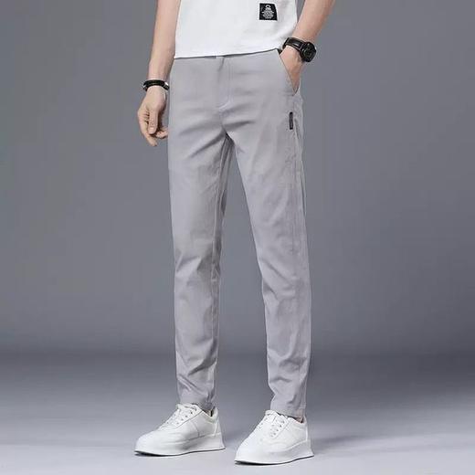 【服饰鞋包】JEANS夏季超薄款男士休闲宽松韩版潮流直筒冰丝运动长裤 商品图5