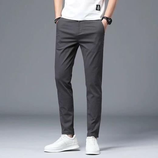 【服饰鞋包】JEANS夏季超薄款男士休闲宽松韩版潮流直筒冰丝运动长裤 商品图7