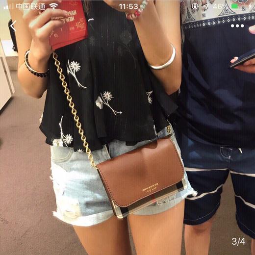 价值7200+ 纯正原单！可遇不可求！bbr手拿斜挎两用链条包 经典英伦格纹配意大利进口头层小牛皮 可单肩/斜挎/手拿 休闲通勤 预售 商品图3