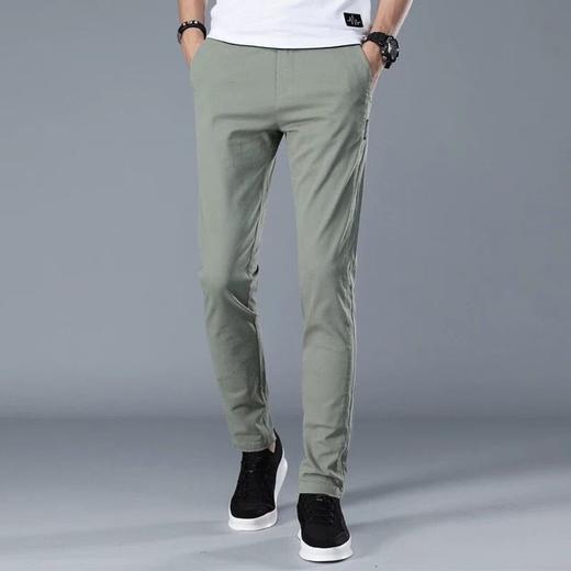 【服饰鞋包】JEANS夏季超薄款男士休闲宽松韩版潮流直筒冰丝运动长裤 商品图4