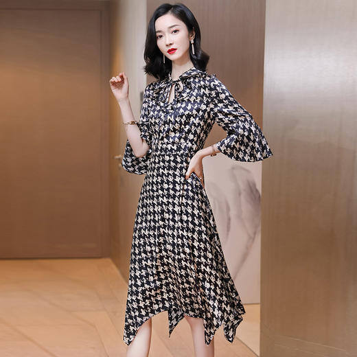 上海旗袍厂ASE-2328真丝连衣裙 商品图3