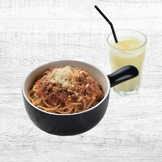 家传波隆纳肉酱面+软饮 商品图0