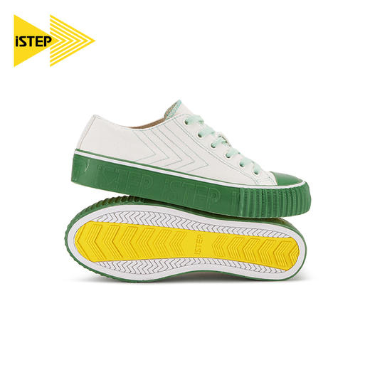 istep官方新款经典帆布鞋橄榄绿运动鞋彩色小白鞋平底潮流帆布鞋 商品图2