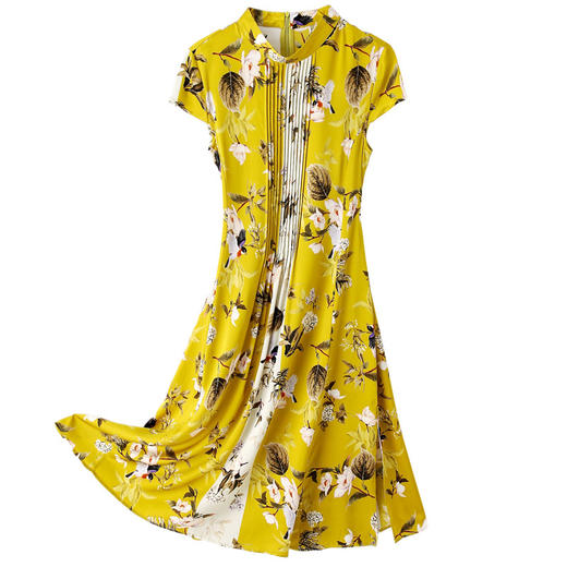 上海旗袍厂ASE-2332 真丝连衣裙 商品图4