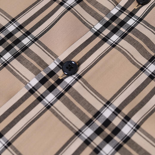 YvesFigarau伊夫·费嘉罗夏季新款商务休闲格纹舒适透气短袖衬衫912462 商品图6