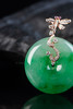 【梦圆】满绿翡翠蜻蜓平安扣-GZ12009060 商品缩略图1