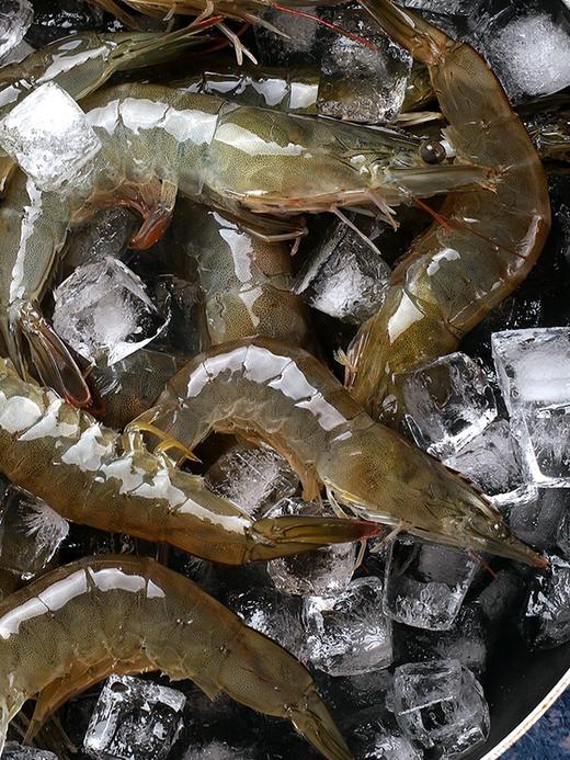 国产速冻大青虾/盒  净重3.4斤左右 商品图1