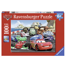 Ravensburger拼图 平面拼图100片迪斯尼系列--赛车冲刺RAVC106158