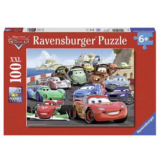 Ravensburger拼图 平面拼图100片迪斯尼系列--赛车冲刺RAVC106158 商品图0