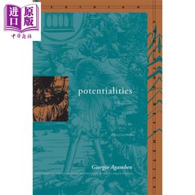 预售 【中商原版】潜力 哲学文集 吉奥乔 阿甘本 英文原版 Potentialities Collected Essays in Philosophy Giorgio Agamben