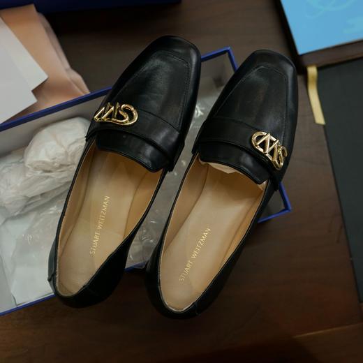 价值4000+ 原chang渠道！SW 2021新款推荐真皮休闲金属logo英伦范方头平底乐福鞋 帅正美 舒服好穿 全真皮羊皮 商品图0