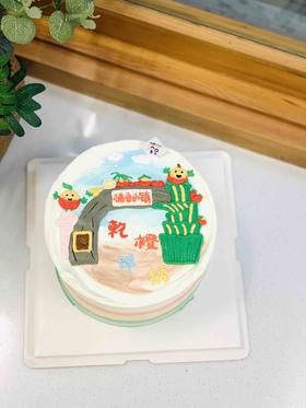手绘奶油蛋糕 下单前请仔细阅读商品详情