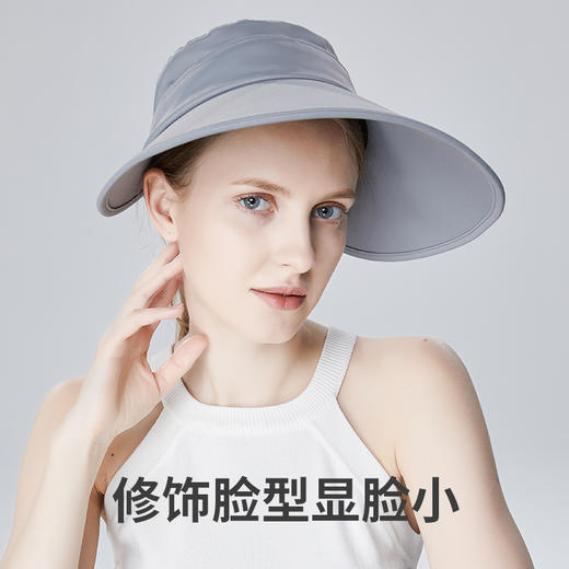 Supield素湃渔夫帽遮阳遮脸大檐太阳帽夏季户外休闲防晒盆帽子 商品图3