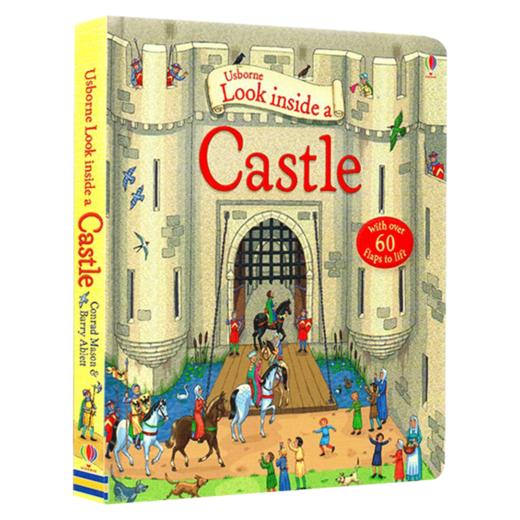 看里面系列 城堡 英文原版 Usborne Look Inside a Castle 尤斯伯恩 英文版科普绘本 儿童英语启蒙纸板书 翻翻书 进口原版书籍 商品图0
