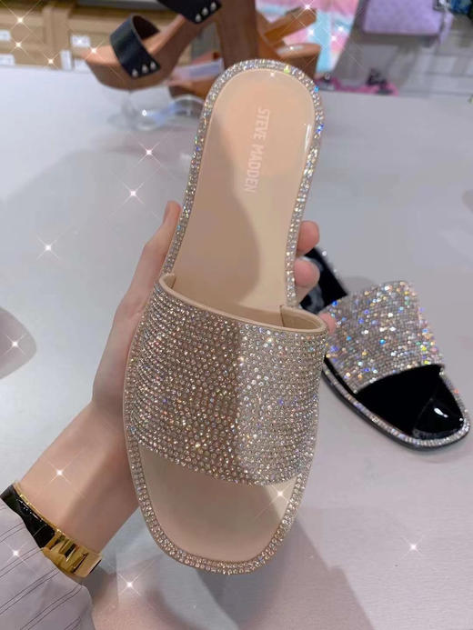 💎Steve Madden🛒👩女士水晶凉鞋❗️谁穿谁好看[色][色] 商品图2