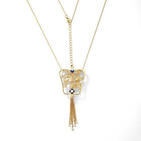 【采购专享】宫里的世界 宫阙兰芳系列胸针项链 毛衣链