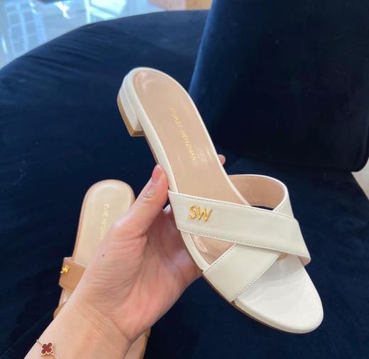 价值4000+ 巨美推荐！原厂原单！SW 2021夏季新款基础款平底拖鞋 金色五金点缀 上脚好看 修饰脚型 百搭神器！ 商品图1