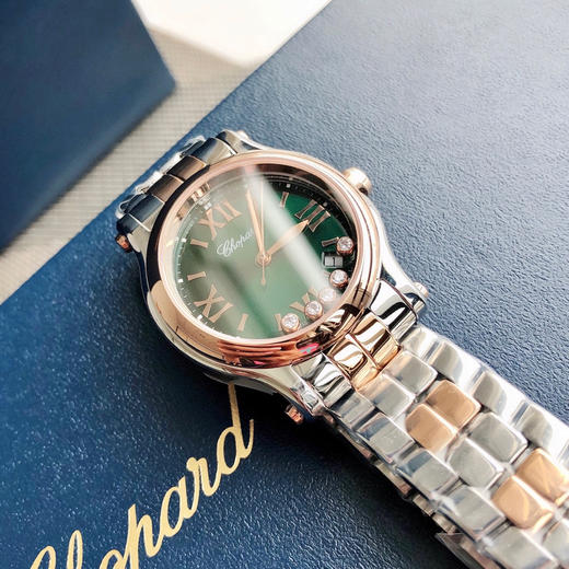 萧邦快乐钻系列石英腕表 
快乐钻（HAPPY DIAMONDS）表盘直径30mm 5钻！ 商品图4