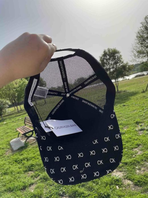 夏季透气CK字母男士黑色棒球帽 商品图2