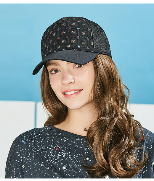 KENMONT/卡蒙 户外春夏舒适女款棒球帽透气网鸭舌帽格子KM-3637 商品图3