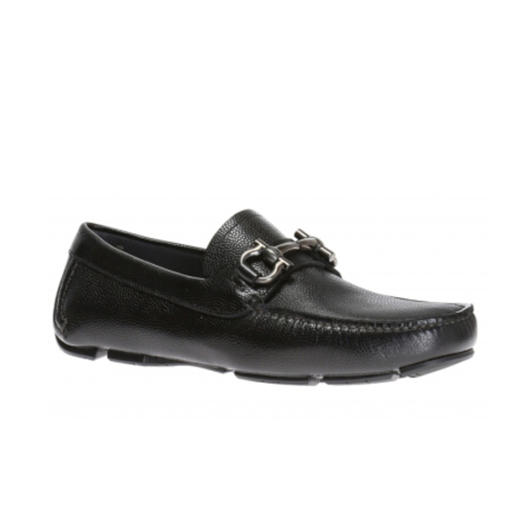 FERRAGAMO 菲拉格慕 男士皮鞋 黑色 671739 商品图3