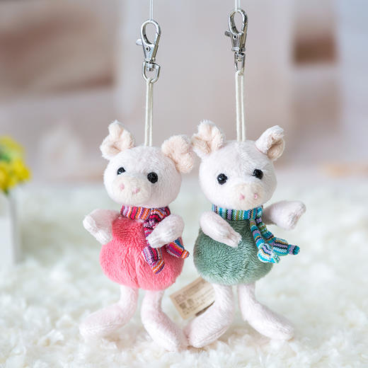 伽百利毛绒玩具/卡琳娜挂件猪挂件/10CM/W1764A/红色 商品图2
