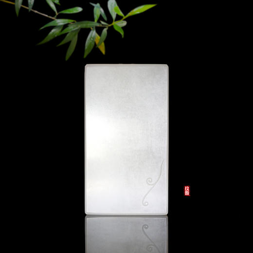 和田玉（白玉）籽料玉牌挂件  /88.85g 商品图1