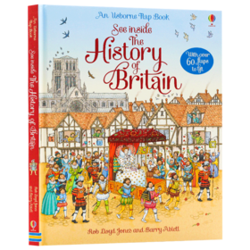 看里面系列 英国历史 英文原版 Usborne See Inside History of Britain 尤斯伯恩立体书 儿童英语科普绘本 英文版进口翻翻故事书