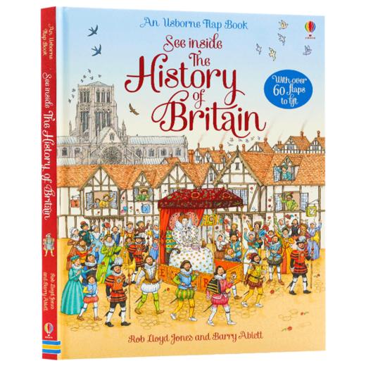 看里面系列 英国历史 英文原版 Usborne See Inside History of Britain 尤斯伯恩立体书 儿童英语科普绘本 英文版进口翻翻故事书 商品图0