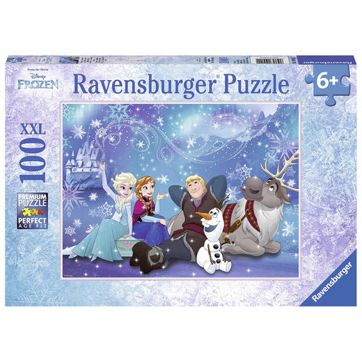 Ravensburger拼图 平面拼图100片冰雪奇缘-冰雪的魔力RAVC109111 商品图0