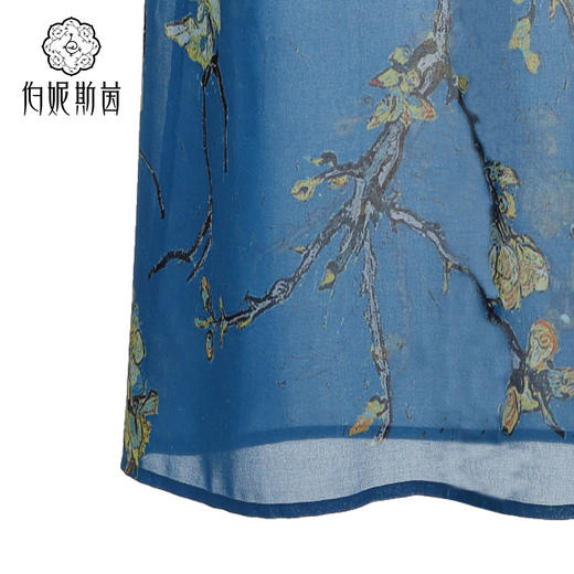 -【伯妮斯茵】162S002--蓝色连衣裙--花季的巴旦杏--《生命之美-梵高的花园》 商品图4