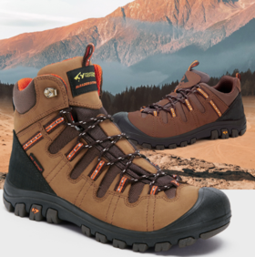 SLEADER（斯立德）梦想S359N中高帮登山防滑鞋男女 轻量舒适防水透气徒步鞋  梦想S359N