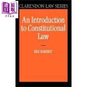 【中商原版】宪法学概论 An Introduction to Constitutional Law 英文原版 Eric Barendt