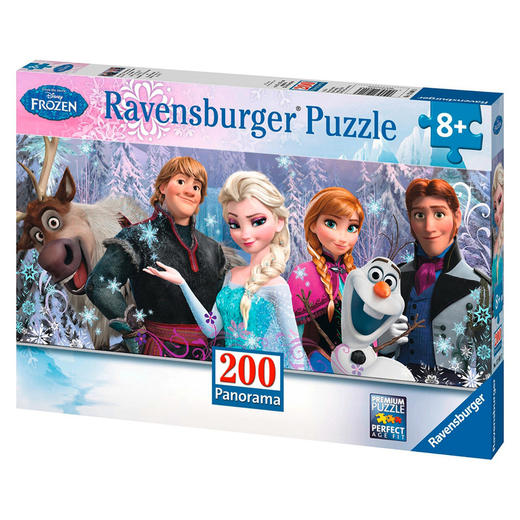 Ravensburger拼图 平面拼图200片全景冰雪奇缘RAVC128013 商品图0