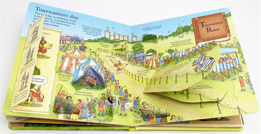 看里面系列 城堡 英文原版 Usborne Look Inside a Castle 尤斯伯恩 英文版科普绘本 儿童英语启蒙纸板书 翻翻书 进口原版书籍 商品图2