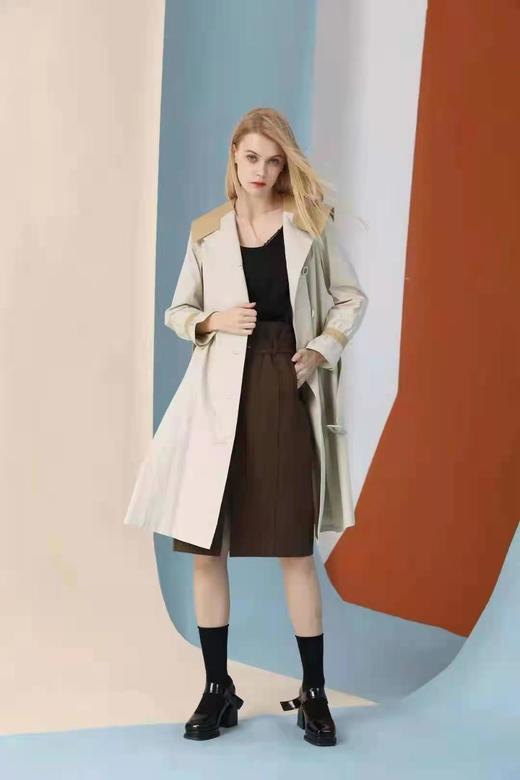 昔缇品牌薄款风衣裙 商品图0