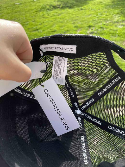 夏季透气CK字母男士黑色棒球帽 商品图5