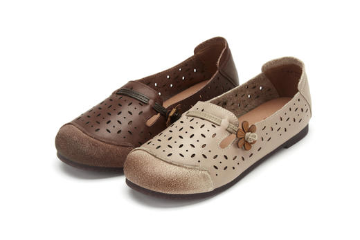 西村名物2021夏季新款时尚凉鞋女百搭单鞋X21AH15491 商品图1