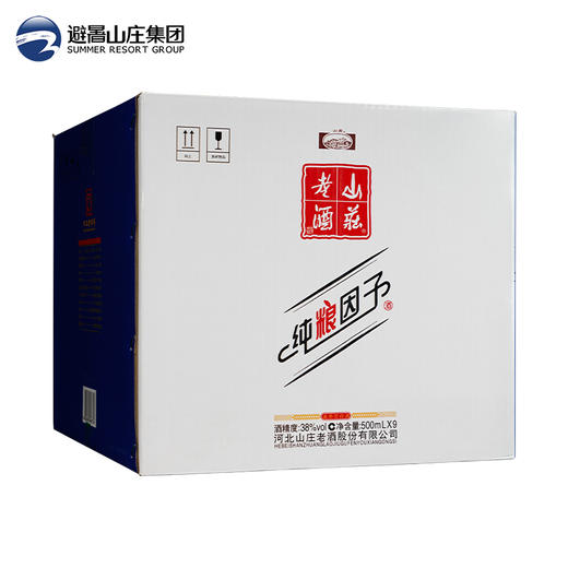 山庄老酒 纯粮因子 36°浓香型白酒 500ml单瓶装 商品图2