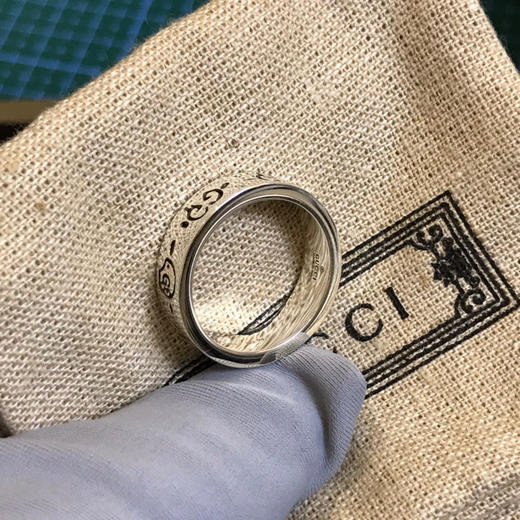 Gucci.925纯银ghost戒指 商品图4