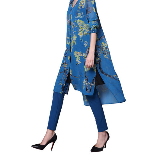 【伯妮斯茵】162L013--蓝色裤子--花季的巴旦杏--《生命之美-梵高的花园》 商品图5