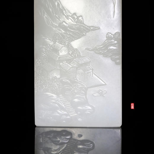 和田玉（白玉）籽料玉牌挂件  /88.85g 商品图2