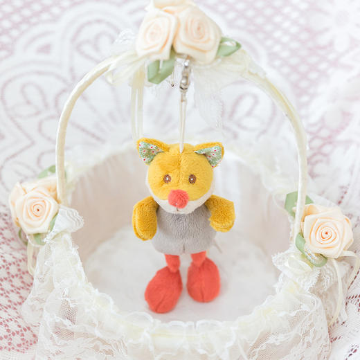 伽百利挂件狐狸KR毛绒玩具/塞缪尔/10CM /W17107 商品图3
