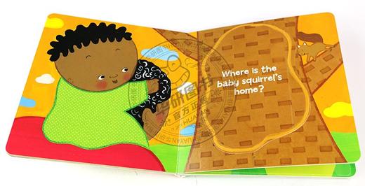 宝宝的家在哪里 英文原版 Where Is Baby's Home 儿童英语启蒙纸板翻翻书 Karen Katz 卡伦卡茨 英文版进口原版书籍 商品图1