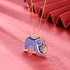【采购专享】宫里的世界&BYJ 富贵吉象福珐琅彩 两用项链/胸针 商品缩略图1