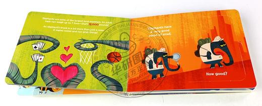 动物知识小百科 英文原版 All About Animals A Lift the Flap Book of Fun Facts 儿童英语启蒙纸板翻翻书 英文版进口原版书籍 商品图1