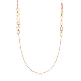 时尚方加圆金属项链 Tracey Chen