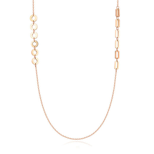 时尚方加圆金属项链 Tracey Chen 商品图0